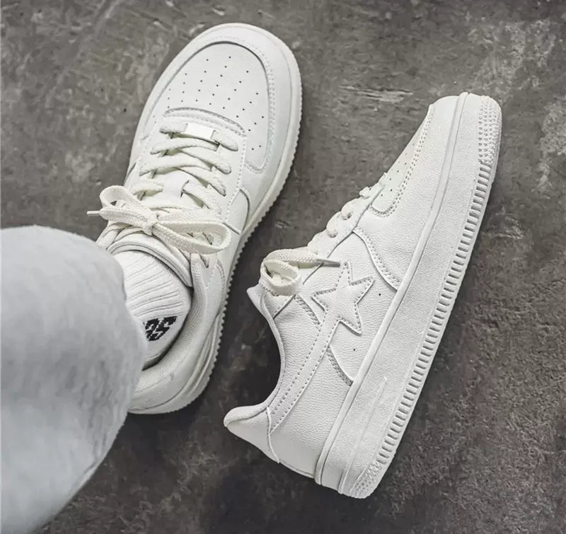 Triple White Star Sneaker
